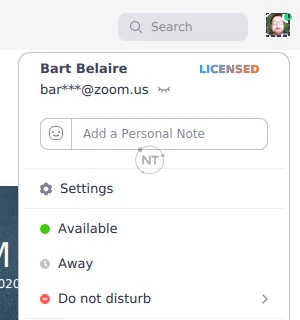 Nhấp vào ảnh hồ sơ của bạn, sau đó nhấp vào Settings.