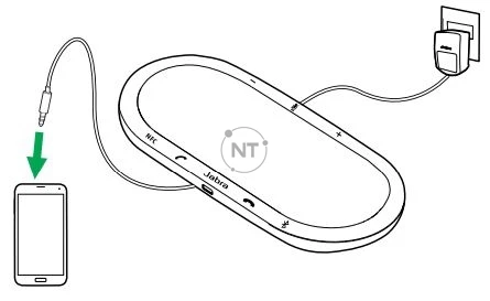 Kết nối với cổng tai nghe trên thiết bị di động