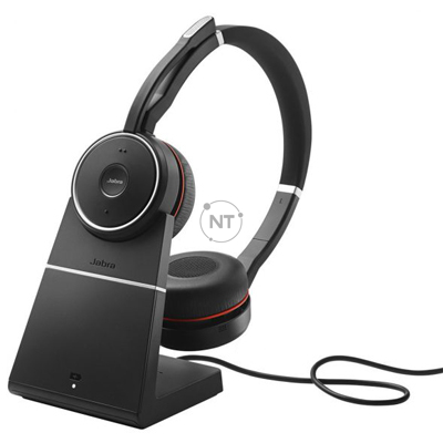 Tai nghe USB Jabra EVOLVE 75 MS Stereo Bluetooth có chân đế sạc: