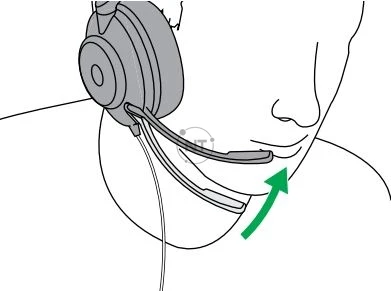 Khi sử dụng micrô, micrô nên được đặt gần miệng của bạn.