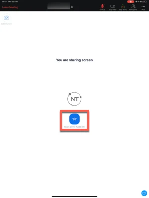 Cách chia sẻ màn hình trong cuộc họp zoom trên iOS