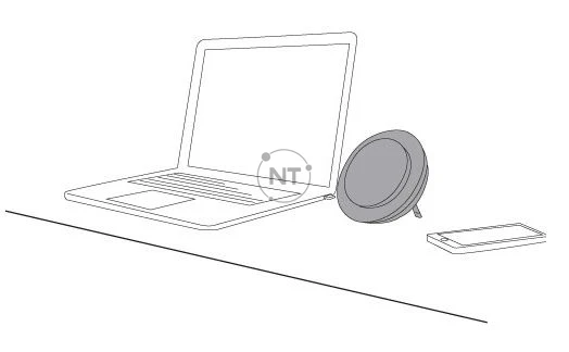 Cách bố trí vị trí của loa hội nghị Jabra speak 710