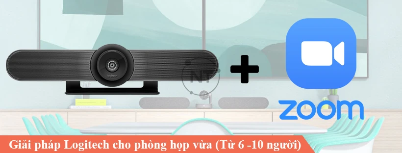Giải pháp Logitech cho phòng họp vừa (Từ 6 -10 người tham dự)