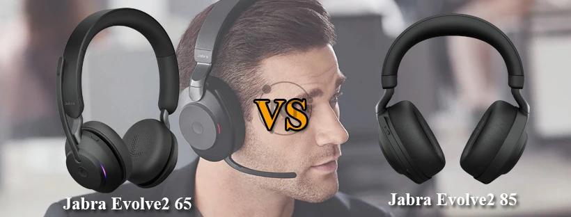 So sánh tai nghe Jabra Evolve2 85 với Jabra Evolve2 65