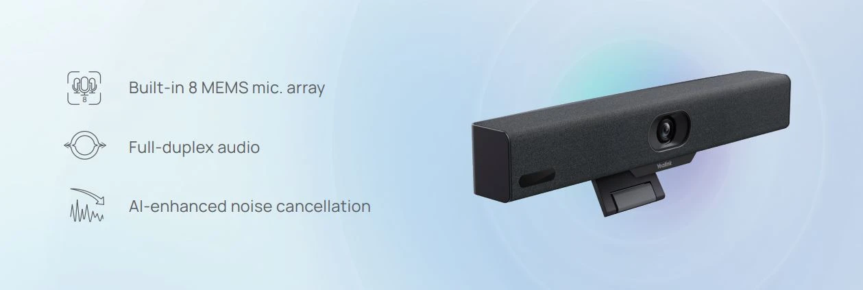 Yealink Meetingbar A10 - Giọng nói được AI nâng cấp, mọi người đều được nghe