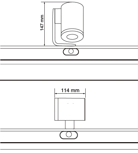 Kích thước camera Yealink MB-Camera-12X/ MB-Camera-12XWhite
