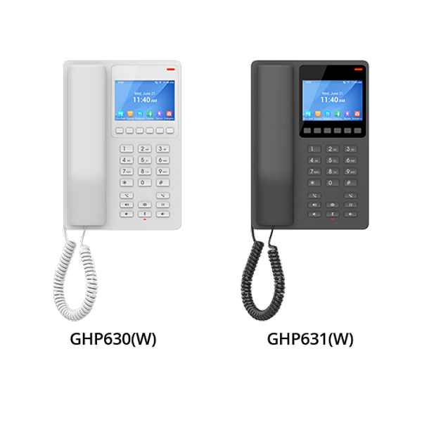 Điện thoại IP Grandstream GHP630(W) & GHP631(W)