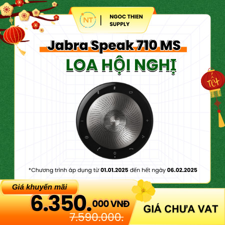 Loa hội nghị Jabra Speak 710 MS 7.590.000 VNĐ GIẢM CHỈ CÒN 6.350.000 VNĐ