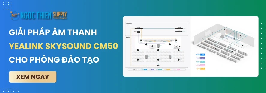 Giải pháp Yealink SkySound CM50 cho phòng đào tạo