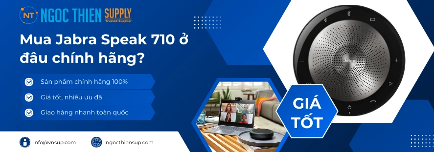 Mua Jabra Speak 710 ở đâu giá tốt bảo hành chính hãng?
