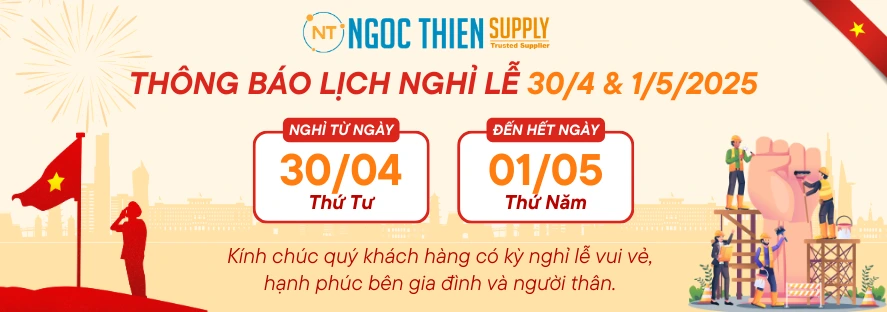Ngọc Thiên thông báo lịch nghỉ lễ 30/4 & 1/5/2025