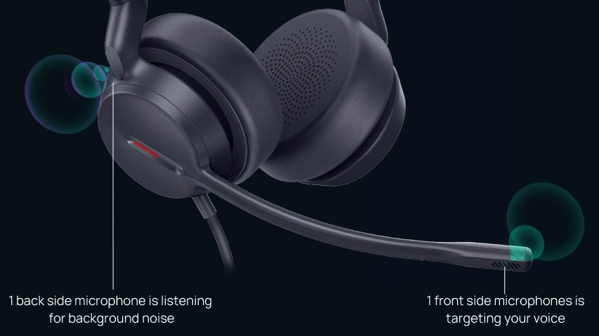 2-mic Noise-cancelling Technology