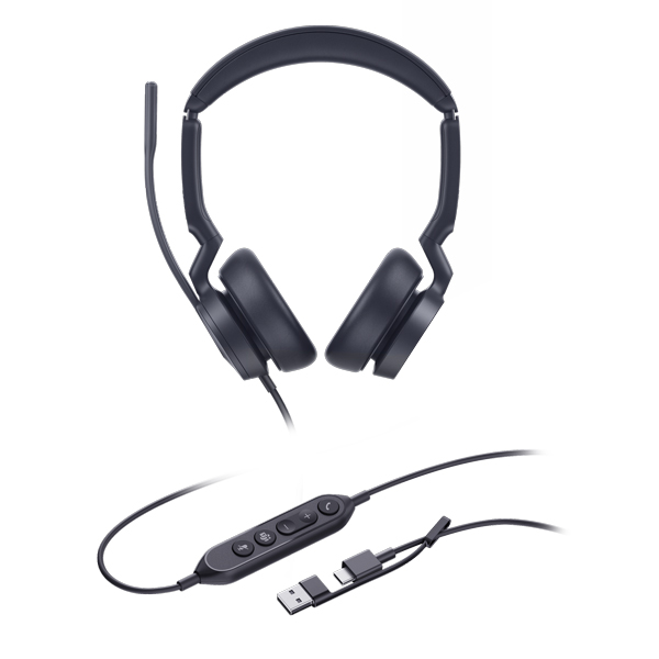 Tai nghe có dây USB Yealink UH46 Dual UC USB-C/A | 1308183