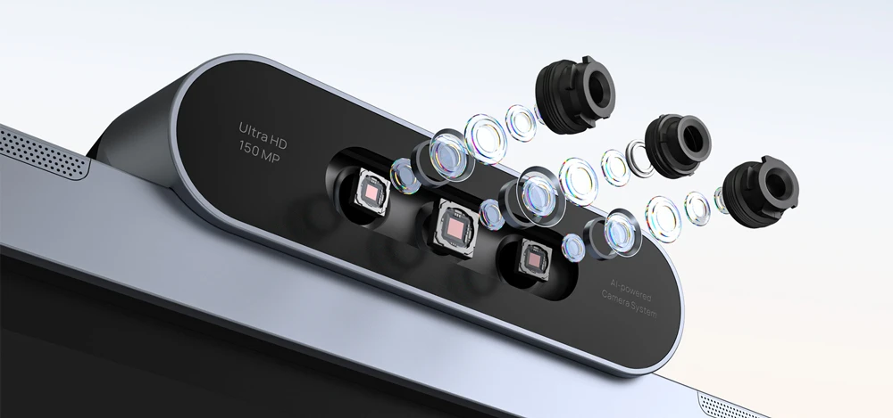 Camera ba mắt tích hợp với độ phân giải 50MP, cung cấp các cuộc họp "mặt đối mặt"