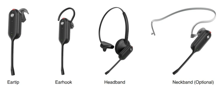 Yealink WH63 E2 với nhiều tùy chọn kiểu đeo