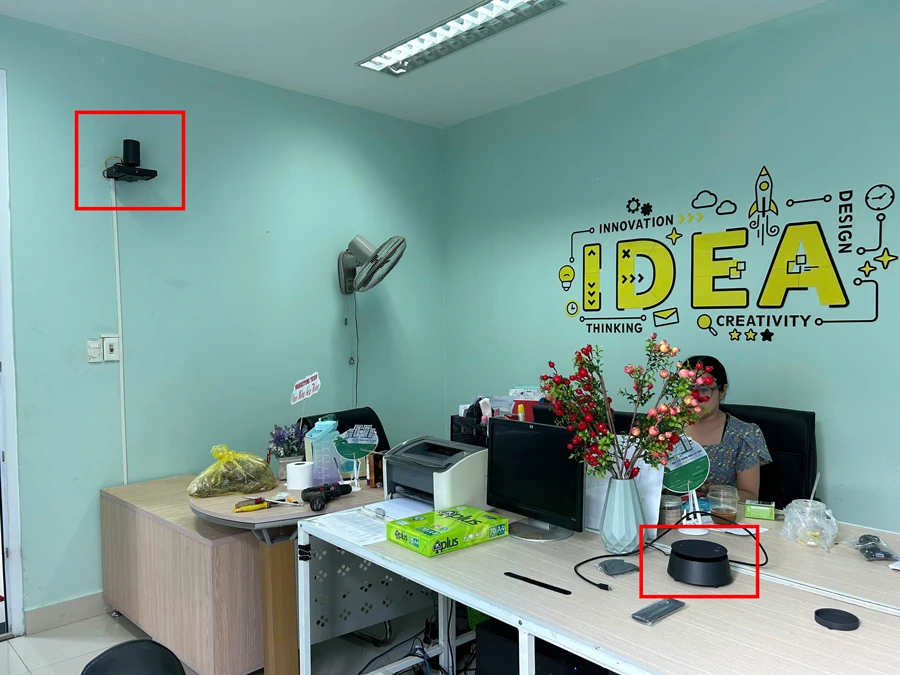 Ảnh thực tế Lắp đặt hệ thống họp trực tuyến cho công ty dược phẩm tại các chi nhánh Đà Nẵng