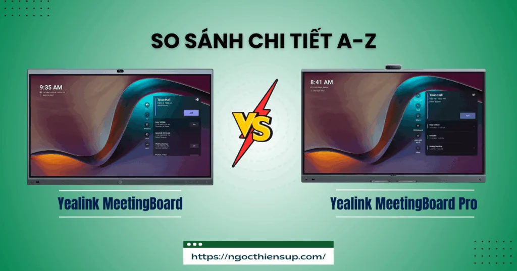 So sánh Yealink MeetingBoard vs MeetingBoard Pro chi tiết