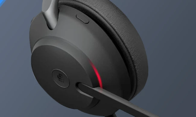 Jabra Evolve2 40 - In-line Call Controller: Các nút điều khiển cuộc gọi trên tai nghe không tiện sử dụng vận hành