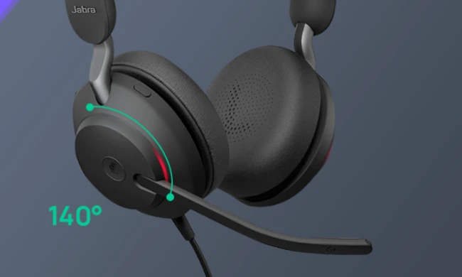 Jabra Evolve2 40 - Microphone Boom: Thiết kế không thân thiện, không linh hoạt