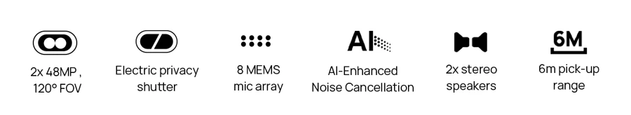 Yealink MeetingBar A40 - Thanh cộng tác video tất cả trong một dành cho phòng vừa và nhỏ cao cấp.