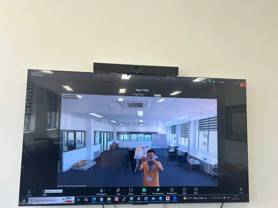 Một số hình ảnh thực tế về dự án hệ thống họp trực tuyến cho một doanh nghiệp tại Huyện Vân Canh, Gia Lai