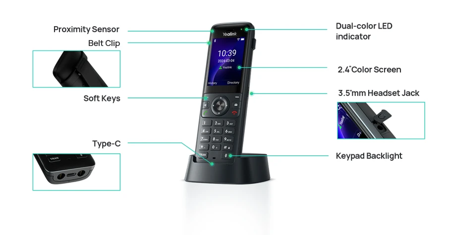 Thiết kế sang trọng, chi tiết tối đa, điện thoại thân thiện với người dùng