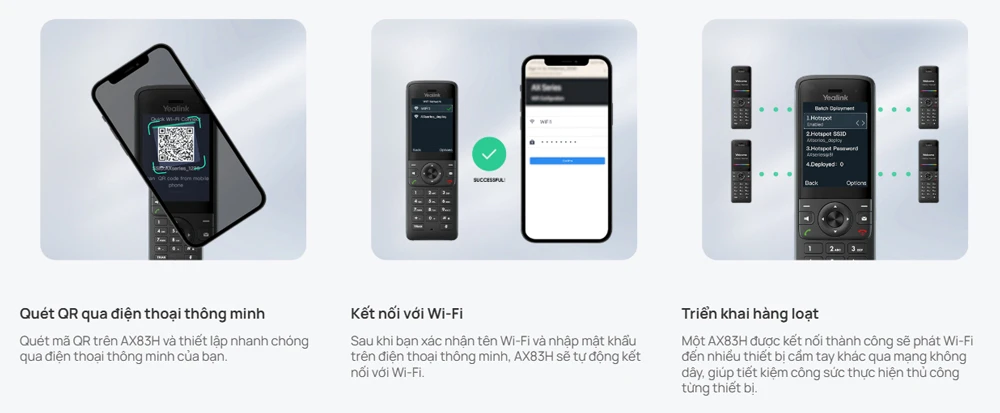 Quét mã QR để chia sẻ Wi-Fi cho một điện thoại