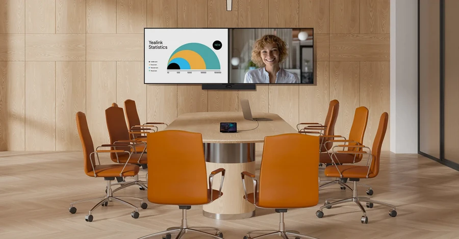 Yealink MeetingBar A40 – Thanh video cao cấp cho phòng họp nhỏ và vừa