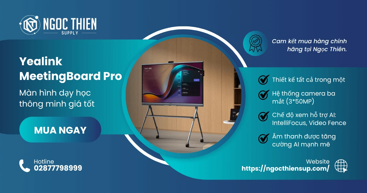 Yealink MeetingBoard Pro - Màn hình dạy học thông minh