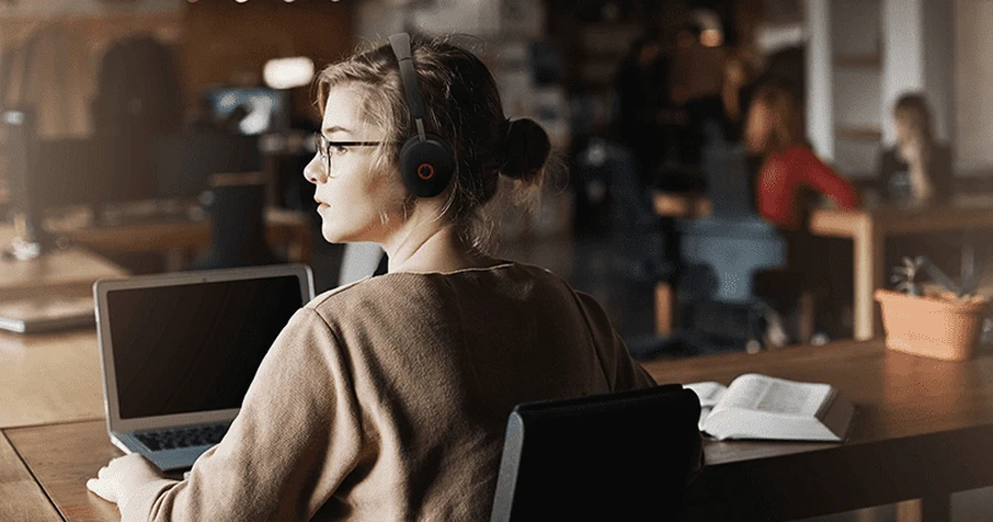 Yealink WH68 - Tai nghe Yealink chống ồn ANC không dây DECT