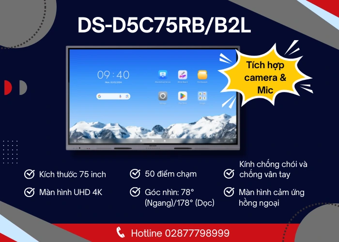Các đặc điểm nổi bật của Hikvision DS-D5C75RB/B2L