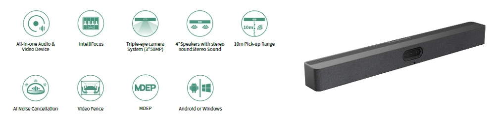 Yealink MeetingBar A50 - Yealink MeetingBar A40 vs A50: Đâu là lựa chọn tối ưu?