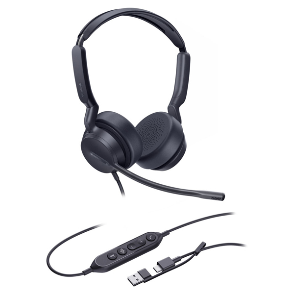 Tai nghe có dây Yealink UH42 Dual UC USB-C/A | P/N: 1308215