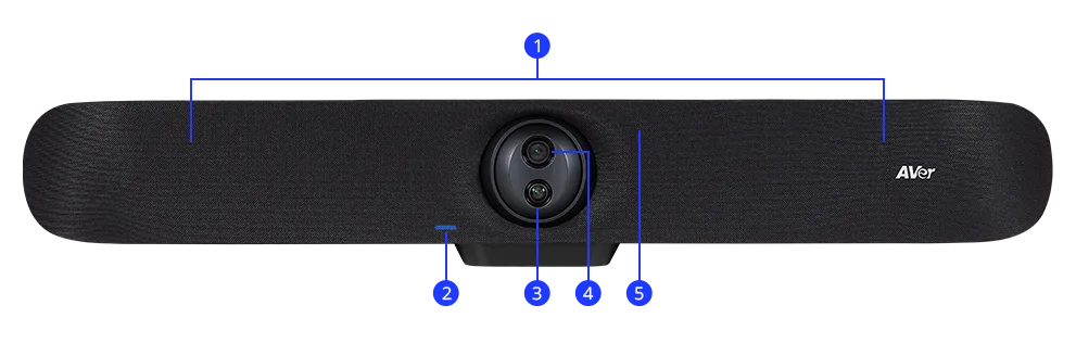 Mặt trước camera hội nghị Aver VB370A