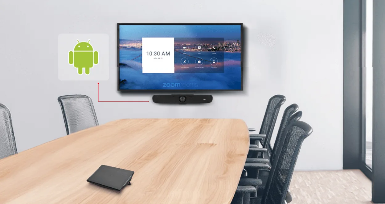 Cộng tác đơn giản với AndroidTM và Zoom Rooms