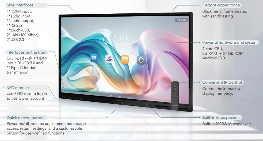 Các đặc điểm nổi bật của Hikvision DS-D5B65RB/EL