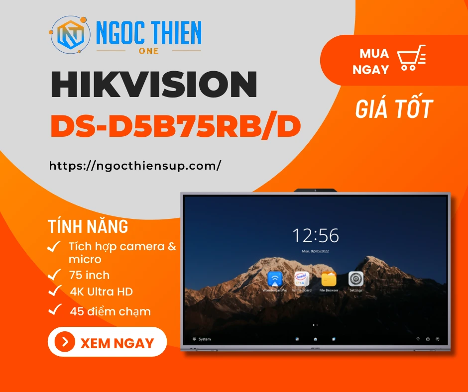 Các đặc điểm nổi bật của Hikvision DS-D5B75RB/D