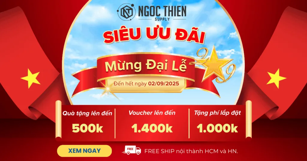 Mừng Quốc khánh 2/9 – Nhận ưu đãi hấp dẫn từ Ngọc Thiên