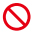 icon cấm
