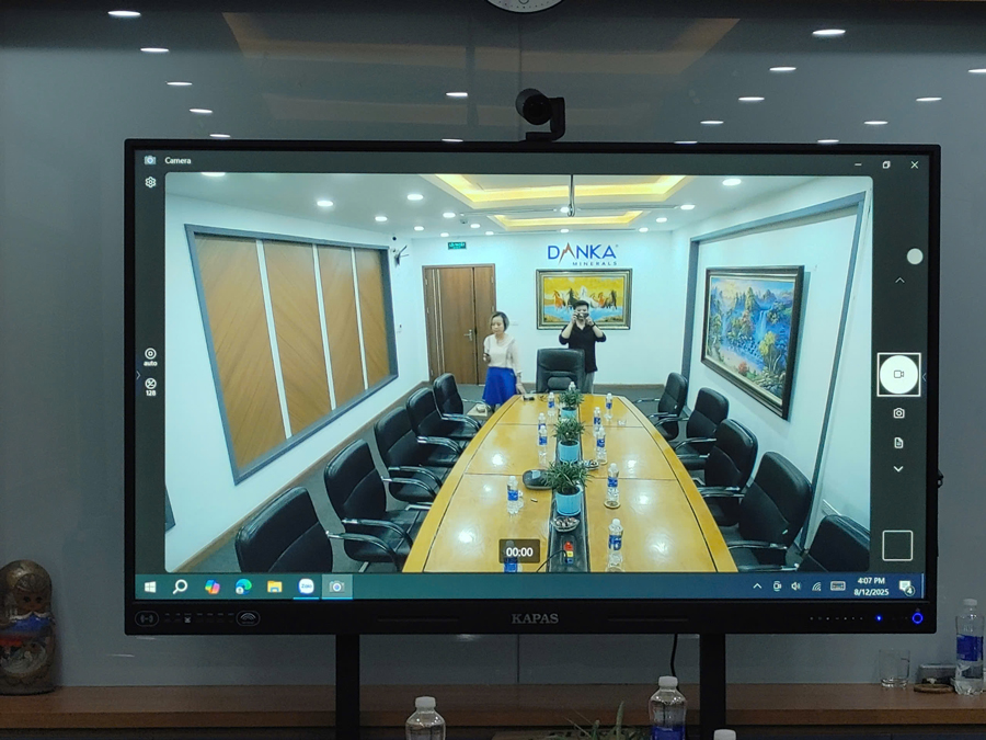 Hình ảnh thực tế về dự án Triển khai Logitech Group cho Công ty Cổ phần Khoáng sản Đan Ka