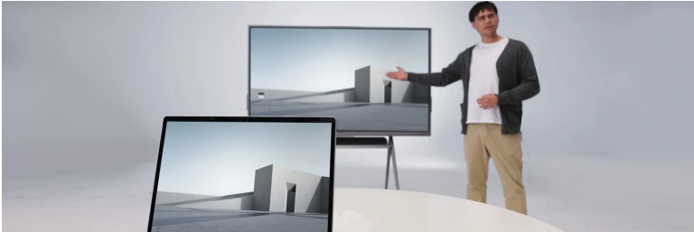 Cài đặt ứng dụng WonderCast và nhập mã trình chiếu để chia sẻ màn hình