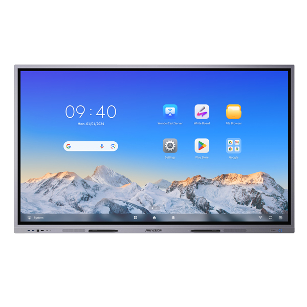 Màn hình tương tác Hikvision DS-D5C86RB/A 86 inch 4K UHD, cảm ứng đa điểm, chống lóa, hỗ trợ Android và Windows