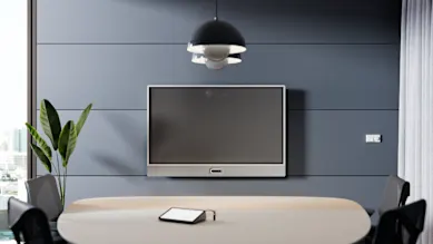 Dễ dàng gắn Rally Board 65 lên tường với giá gắn VESA tiêu chuẩn.