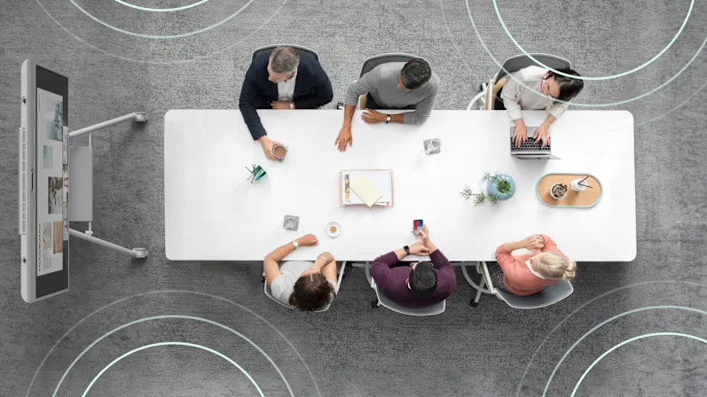 Logitech Rally Board 65 - Loại bỏ tiếng vang AI