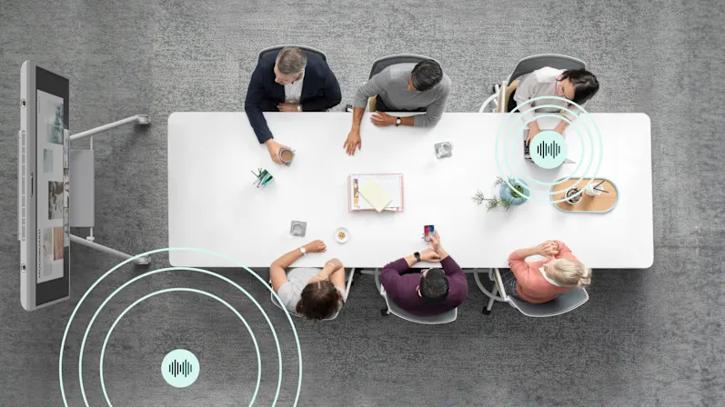 Logitech Rally Board 65 - Ngăn tiếng ồn bằng AI