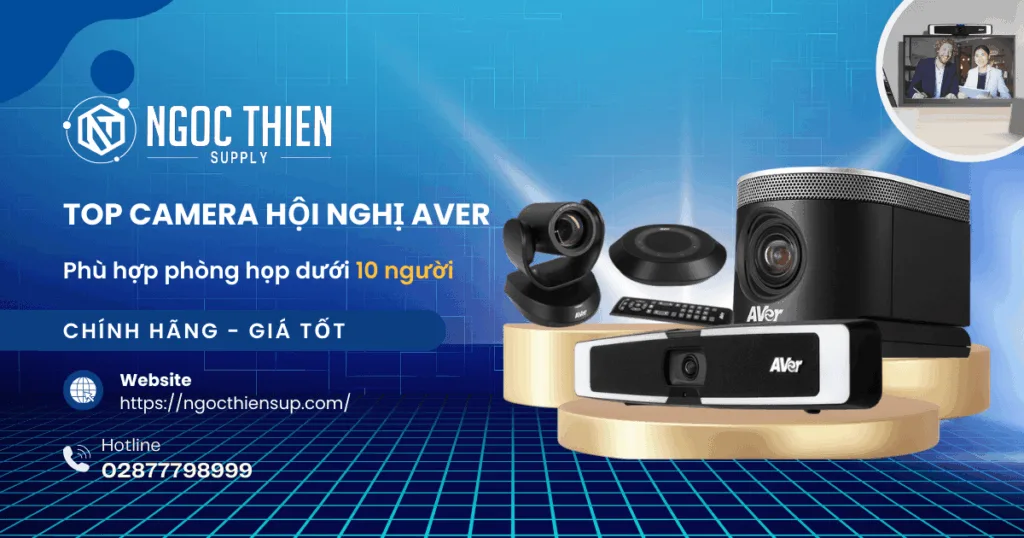 Top camera hội nghị Aver phù hợp phòng họp dưới 10 người