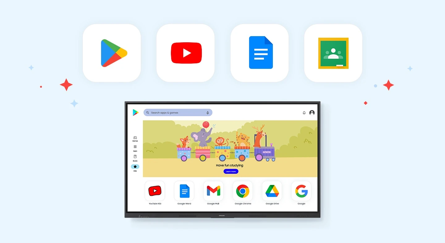 Với chứng nhận EDLA, dòng màn hình WAF hỗ trợ truy cập nhanh các dịch vụ của Google