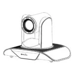 Hình vẽ phác thảo camera hội nghị Huain HY-HD20.