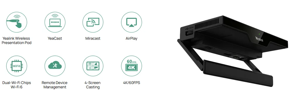 Yealink RoomCast E2 – Phiên bản nâng cấp đa năng hơn