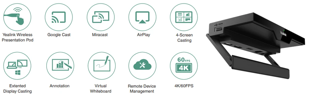 Yealink RoomCast – Hệ thống trình chiếu không dây giúp tăng hiệu suất làm việc